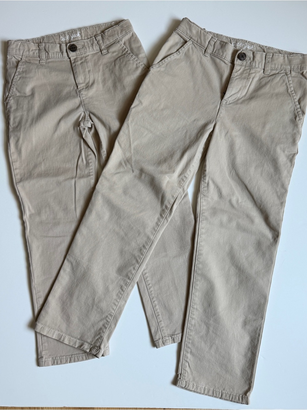 Bundle Cat & Jack Boys Khaki Pants Size 10